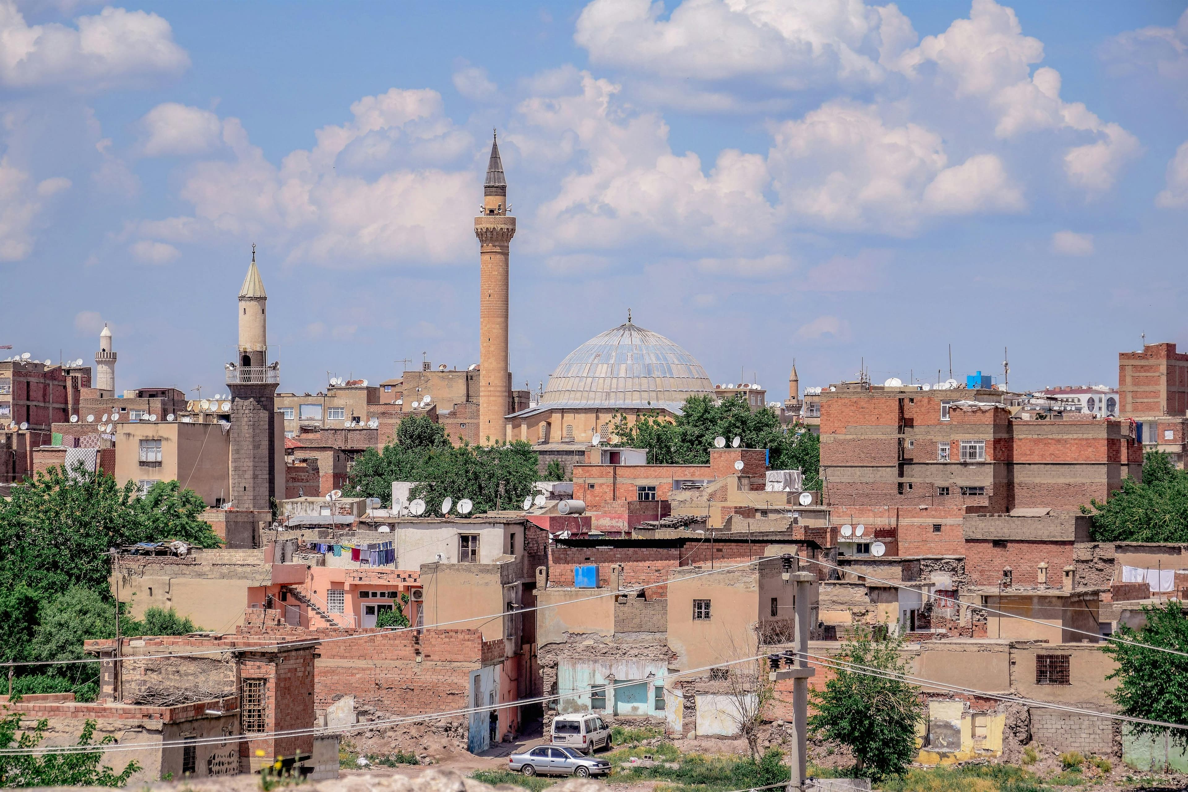 Vue de Diyarbakir et de son patrimoine historique